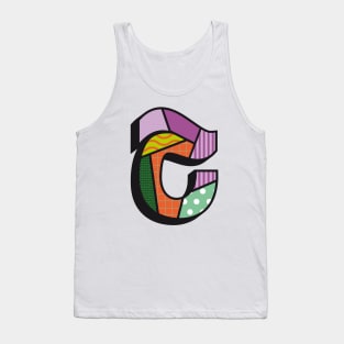 Armenian Letter SH purple Tank Top